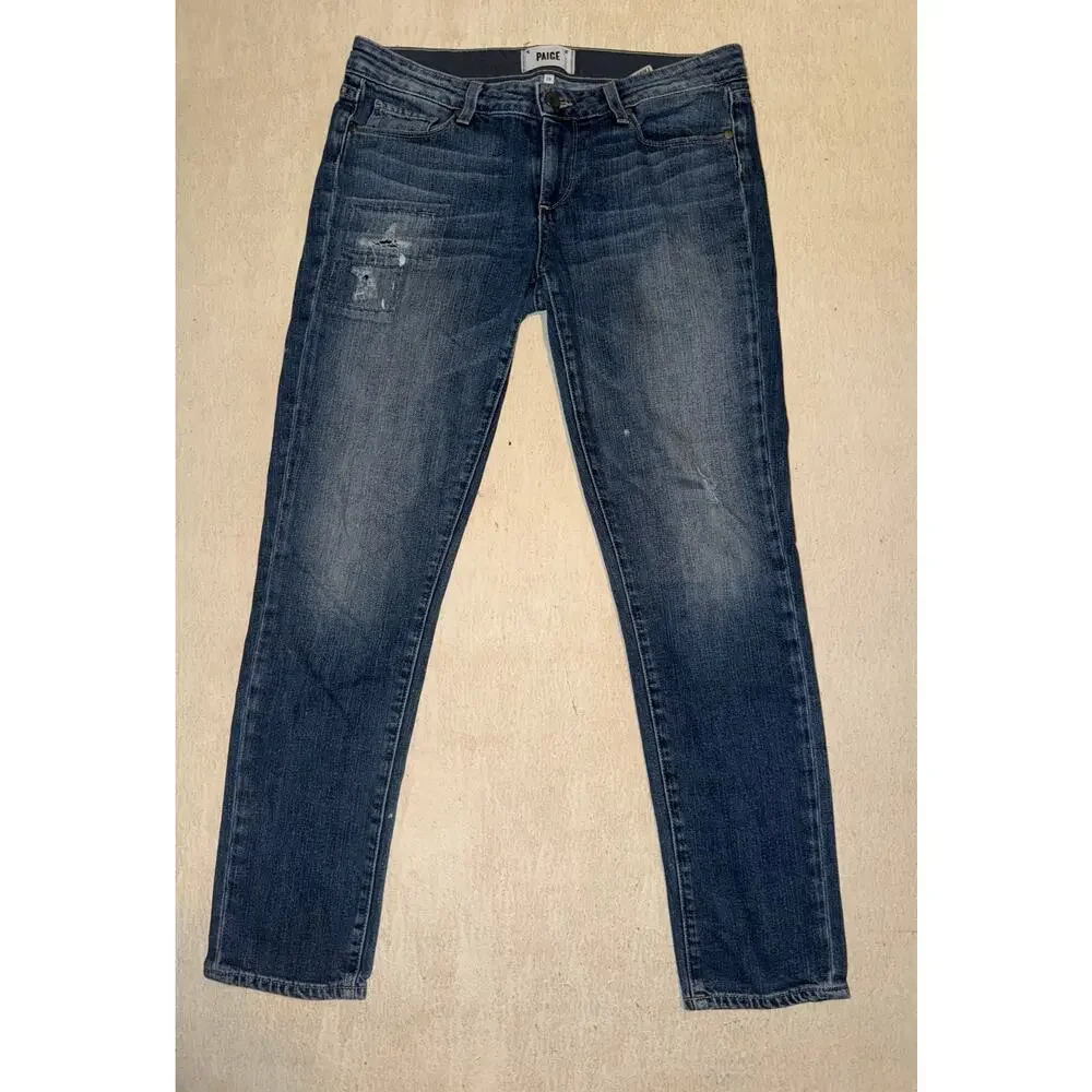 Paige women’s distressed skyline ankle peg blue jeans
Size 28 - Picture 11 of 16